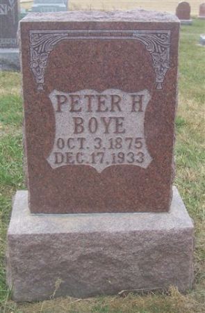 BOYE, PETER H. - Shelby County, Iowa | PETER H. BOYE 