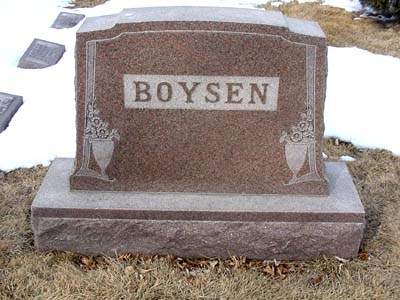 BOYSEN, FAMILY MONUMENT - Shelby County, Iowa | FAMILY MONUMENT BOYSEN 