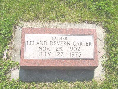 CARTER, LELAND DEVERN - Shelby County, Iowa | LELAND DEVERN CARTER 