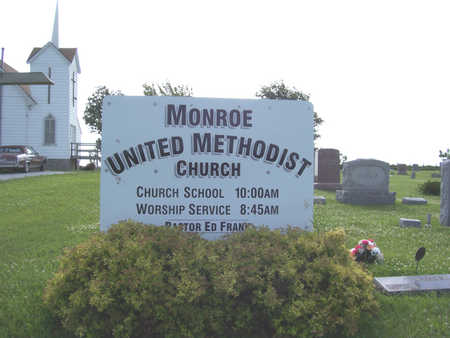 MONROE UNITED METHODIST CHURCH, CEMETERY - Shelby County, Iowa | CEMETERY MONROE UNITED METHODIST CHURCH 