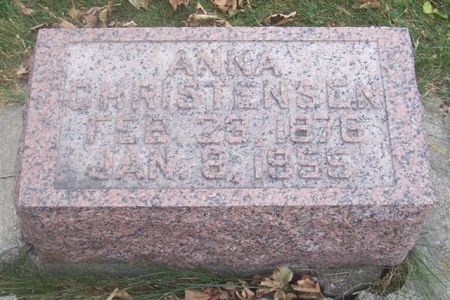 CHRISTENSEN, ANNA - Shelby County, Iowa | ANNA CHRISTENSEN 