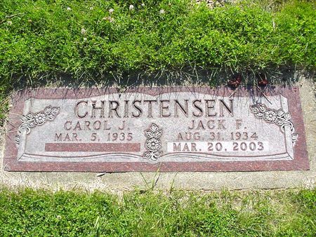 CHRISTENSEN, CAROL J. - Shelby County, Iowa | CAROL J. CHRISTENSEN 