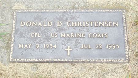 CHRISTENSEN, DONALD D (MILITARY) - Shelby County, Iowa | DONALD D (MILITARY) CHRISTENSEN 