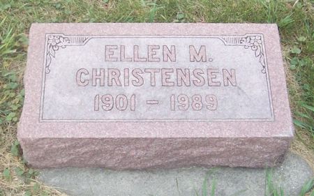 CHRISTENSEN, ELLEN M - Shelby County, Iowa | ELLEN M CHRISTENSEN 