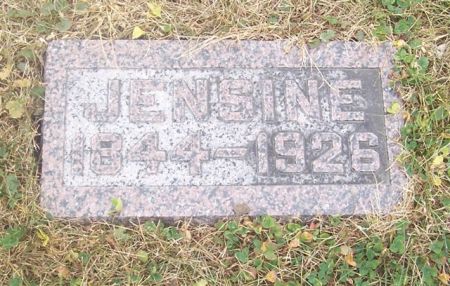 CHRISTENSEN, JENSINE - Shelby County, Iowa | JENSINE CHRISTENSEN 