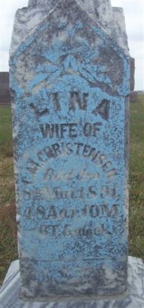 CHRISTENSEN, LINA (CHALKED) - Shelby County, Iowa | LINA (CHALKED) CHRISTENSEN 