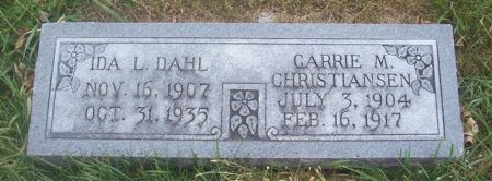 CHRISTIANSEN, CARRIE M - Shelby County, Iowa | CARRIE M CHRISTIANSEN 