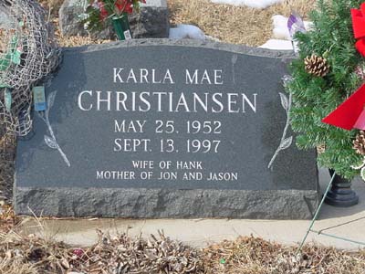 CHRISTIANSEN, KARLA MAE - Shelby County, Iowa | KARLA MAE CHRISTIANSEN 