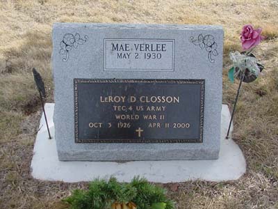 CLOSSON, MAE VERLEE - Shelby County, Iowa | MAE VERLEE CLOSSON 