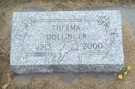DOLLINGER, THERMA - Shelby County, Iowa | THERMA DOLLINGER 