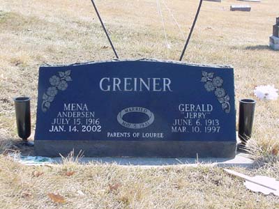 ANDERSEN GREINER, MENA - Shelby County, Iowa | MENA ANDERSEN GREINER 