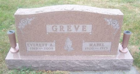 GREVE, MABEL - Shelby County, Iowa | MABEL GREVE 