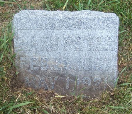 HANSEN, HANS PETER - Shelby County, Iowa | HANS PETER HANSEN 