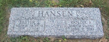 HANSEN, GOLDIE R - Shelby County, Iowa | GOLDIE R HANSEN 