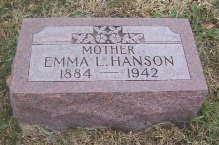 HANSON, EMMA L. (MOTHER) - Shelby County, Iowa | EMMA L. (MOTHER) HANSON 