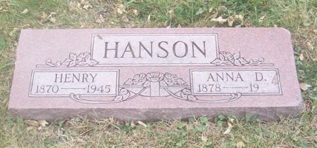 HANSON, HENRY - Shelby County, Iowa | HENRY HANSON 