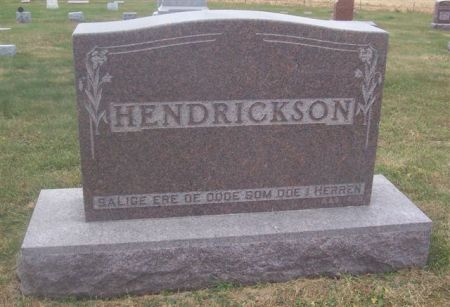 HENDRICKSON, HANS C, ANNA M & KAREN M (LOT) - Shelby County, Iowa | HANS C, ANNA M & KAREN M (LOT) HENDRICKSON 