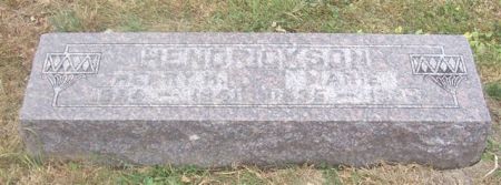 HENDRICKSON, HENRY H. - Shelby County, Iowa | HENRY H. HENDRICKSON 