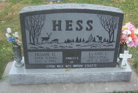 HESS, DUANE G - Shelby County, Iowa | DUANE G HESS 