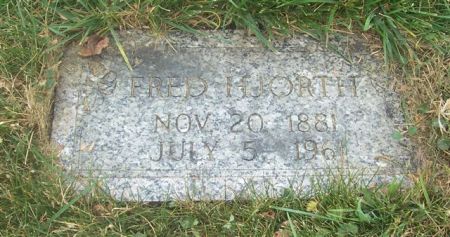 HJORTH, FRED - Shelby County, Iowa | FRED HJORTH 