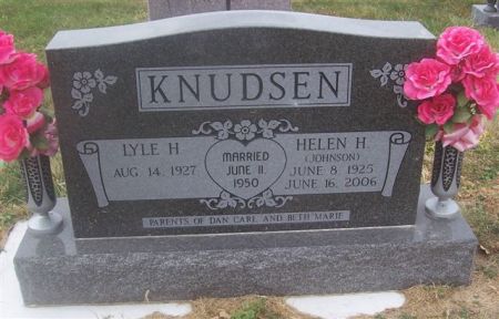 JOHNSON KNUDSEN, HELEN H. - Shelby County, Iowa | HELEN H. JOHNSON KNUDSEN 