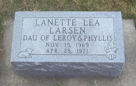 LARSEN, LANETTE LEA - Shelby County, Iowa | LANETTE LEA LARSEN 