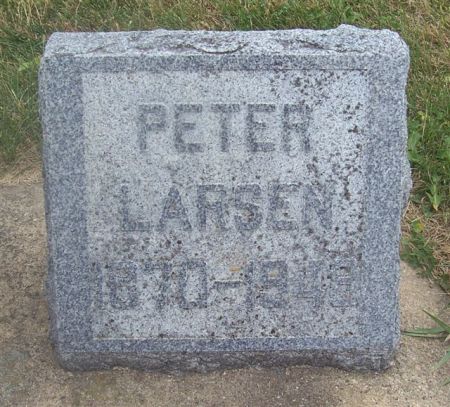 LARSEN, PETER - Shelby County, Iowa | PETER LARSEN 