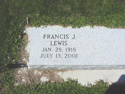 LEWIS, FRANCIS J. - Shelby County, Iowa | FRANCIS J. LEWIS 