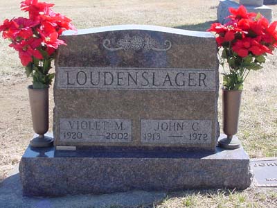 LOUDENSLAGER, VIOLET M. - Shelby County, Iowa | VIOLET M. LOUDENSLAGER 