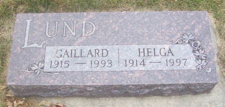 LUND, HELGA - Shelby County, Iowa | HELGA LUND 