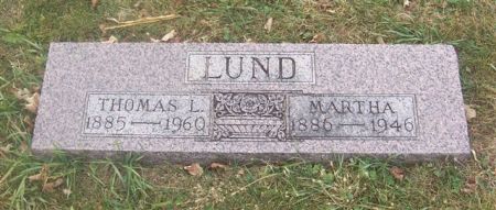 LUND, MARTHA - Shelby County, Iowa | MARTHA LUND 