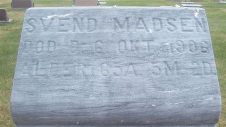 MADSEN, SVEND (CLOSE-UP) - Shelby County, Iowa | SVEND (CLOSE-UP) MADSEN 