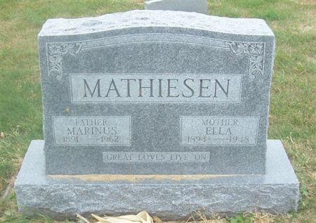 MATHIESEN, ELLA (MOTHER) - Shelby County, Iowa | ELLA (MOTHER) MATHIESEN 