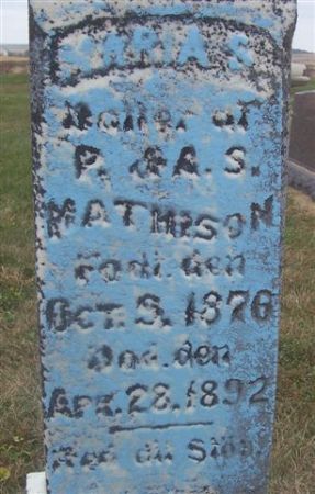 MATHISON, MARIA S. (CLOSE-UP) - Shelby County, Iowa | MARIA S. (CLOSE-UP) MATHISON 