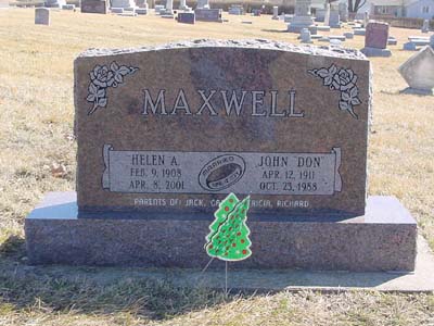 MAXWELL, HELEN A. - Shelby County, Iowa | HELEN A. MAXWELL 