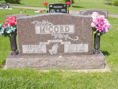 MCCORD, VIOLET M. - Shelby County, Iowa | VIOLET M. MCCORD 