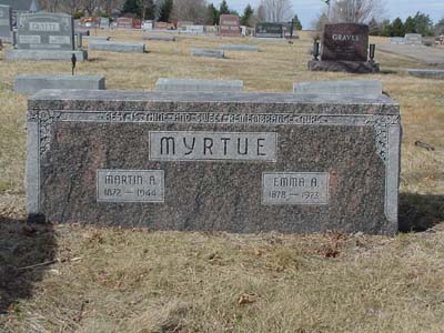 MYRTUE, EMMA A. - Shelby County, Iowa | EMMA A. MYRTUE 