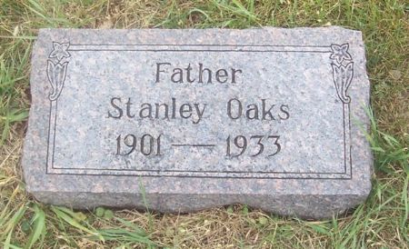 OAKS, STANLEY (FATHER) - Shelby County, Iowa | STANLEY (FATHER) OAKS 