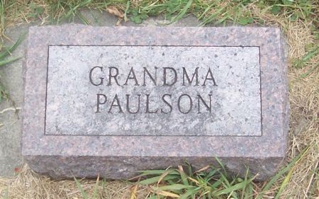PAULSON, GRANDMA - Shelby County, Iowa | GRANDMA PAULSON 
