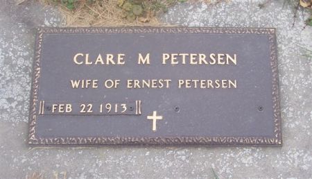 PETERSEN, CLARE M. - Shelby County, Iowa | CLARE M. PETERSEN 