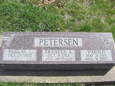 NIELSEN PETERSEN, FRANCES K. - Shelby County, Iowa | FRANCES K. NIELSEN PETERSEN 