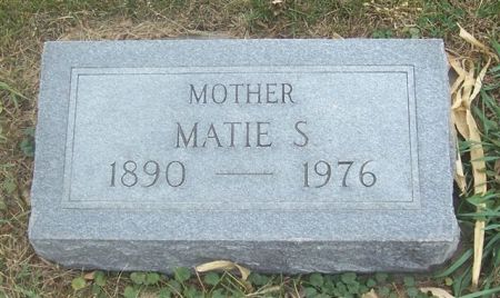 PETERSEN, MATIE S (MOTHER) - Shelby County, Iowa | MATIE S (MOTHER) PETERSEN 