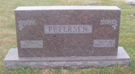 PETERSEN, TILLIE M. - Shelby County, Iowa | TILLIE M. PETERSEN 