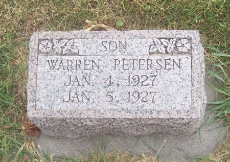 PETERSEN, WARREN (SON) - Shelby County, Iowa | WARREN (SON) PETERSEN 