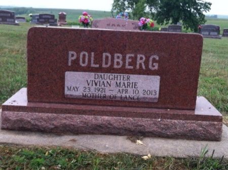 POLDBERG, VIVIAN MARIE - Shelby County, Iowa | VIVIAN MARIE POLDBERG 
