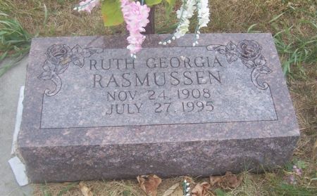 RASMUSSEN, RUTH GEORGIA - Shelby County, Iowa | RUTH GEORGIA RASMUSSEN 