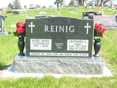 REINIG, LEONARD L. - Shelby County, Iowa | LEONARD L. REINIG 