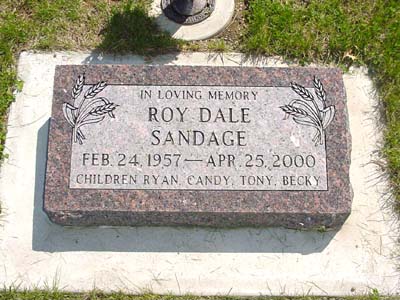 SANDAGE, ROY DALE - Shelby County, Iowa | ROY DALE SANDAGE 