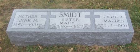 SMIDT, ANNE M. (MOTHER) - Shelby County, Iowa | ANNE M. (MOTHER) SMIDT 