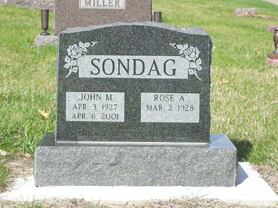 SONDAG, JOHN M. - Shelby County, Iowa | JOHN M. SONDAG 
